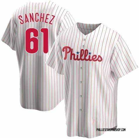 Mens Philadelphia Phillies #61 Cristopher Sanchez White Cool Base Stitched Baseball Jersey Dzhi->philadelphia phillies->MLB Jersey